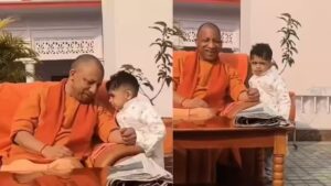 क्या चाहिए बताओ? CM योगी ने पूछा तो कान में बोला बच्चा- ‘चिप्स’, हंस पड़े श्रद्धालु और सुरक्षाकर्मी