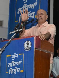 ਨਸ਼ਿਆਂ ਖਿਲਾਫ਼ ਵਿਆਪਕ ਜੰਗ ਹੈ ‘ਯੁੱਧ ਨਸ਼ਿਆਂ ਵਿਰੁੱਧ’ : ਮਨੀਸ਼ ਸਿਸੋਦੀਆ