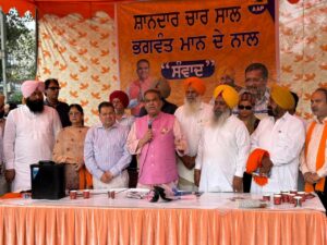 ਪੰਜਾਬ ਭਾਰਤ ਦਾ ਮੋਹਰੀ ਸੂਬਾ ਬਣਨ ਵੱਲ ਲਗਾਤਾਰ ਵਧ ਰਿਹਾ ਹੈ – ਕੈਬਨਿਟ ਮੰਤਰੀ ਸੰਜੀਵ ਅਰੋੜਾ