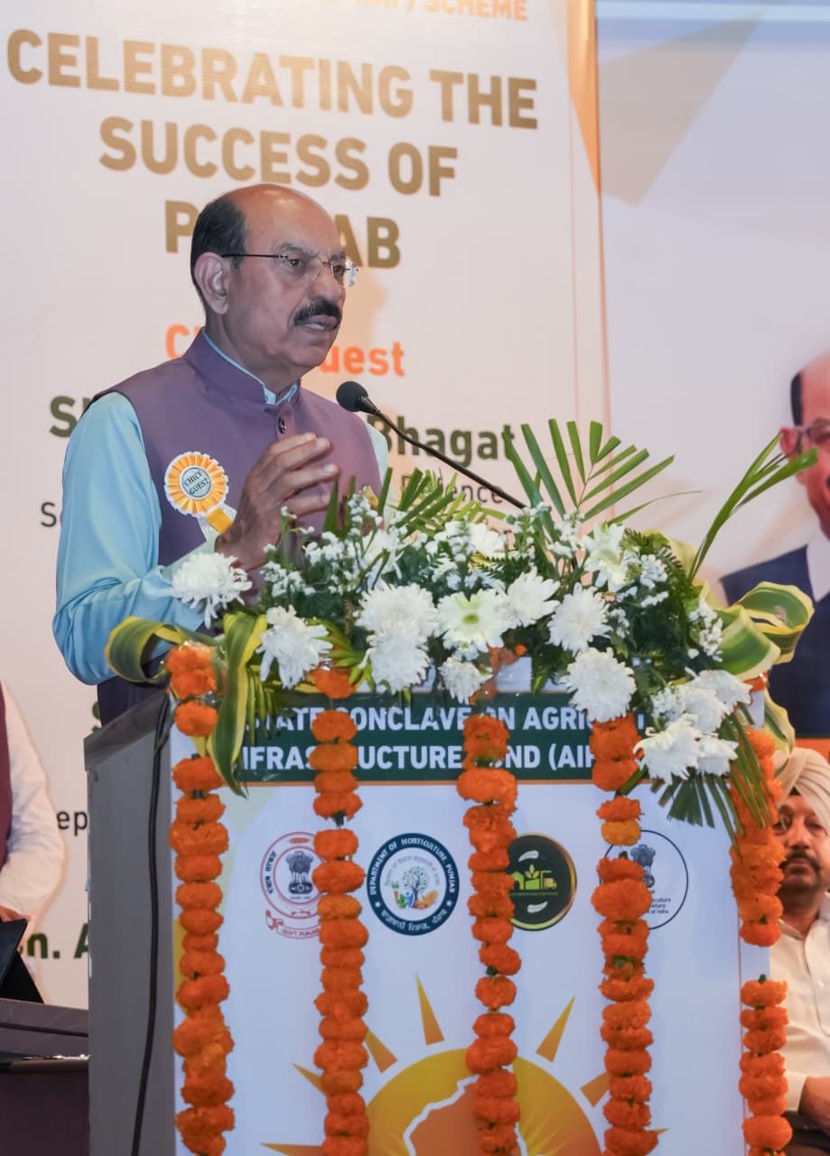 ਪੰਜਾਬ ਖੇਤੀਬਾੜੀ ਦੇ ਬੁਨਿਆਦੀ ਢਾਂਚੇ ਦੇ ਵਿਕਾਸ ਲਈ ਦੇਸ਼ ਭਰ ਚੋਂ ਮੋਹਰੀ