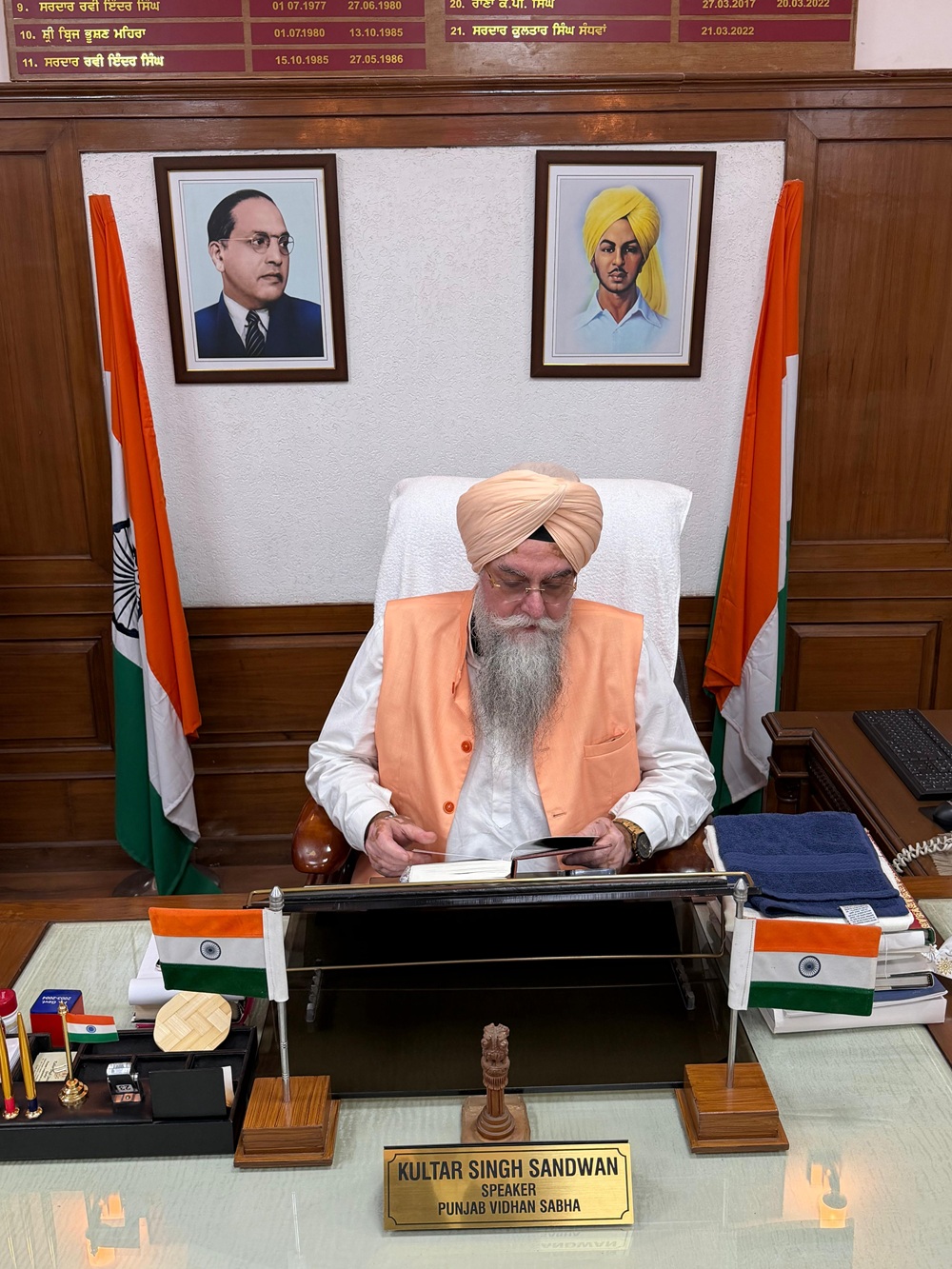 ਸਪੀਕਰ ਕੁਲਤਾਰ ਸਿੰਘ ਸੰਧਵਾਂ ਵੱਲੋਂ ਪੰਜਾਬ ਵਿਧਾਨ ਸਭਾ ਡਾਇਰੀ-2026 ਦਾ ਉਦਘਾਟਨ