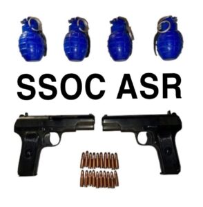 ਆਈ.ਐਸ.ਆਈ ਦੀ ਹਮਾਇਤ ਵਾਲੇ ਸਰਹੱਦ ਪਾਰ ਦੇ ਅੱਤਵਾਦੀ ਮਾਡਿਊਲ ਦਾ ਪਰਦਾਫਾਸ਼; ਚਾਰ ਹੈਂਡ ਗ੍ਰਨੇਡਾਂ ਅਤੇ ਦੋ ਪਿਸਤੌਲਾਂ ਸਮੇਤ ਇੱਕ ਵਿਅਕਤੀ ਅੰਮ੍ਰਿਤਸਰ ਤੋਂ ਗ੍ਰਿਫ਼ਤਾਰ