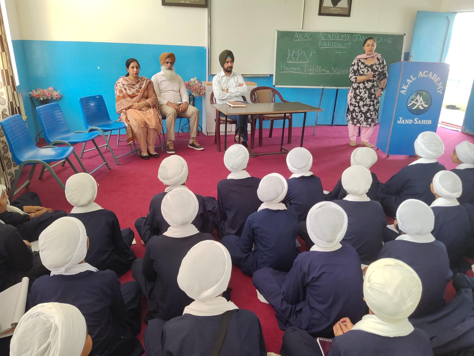 ਅਕਾਲ ਅਕੈਡਮੀ ਜੰਡ ਸਾਹਿਬ ਵਿਖੇ ਐਚ.ਪੀ.ਵੀ ਵੈਕਸੀਨ ਸਬੰਧੀ ਕੀਤਾ ਜਾਗਰੂਕ