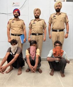 ਰੂਪਨਗਰ ਪੁਲਿਸ ਵੱਲੋਂ ਚੋਰੀ ਦੀ ਵਾਰਦਾਤ ਦਾ ਪਰਦਾਫਾਸ਼, ਤਿੰਨ ਦੋਸ਼ੀ ਗ੍ਰਿਫਤਾਰ