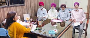 ਤਹਿਸਲੀਦਾਰ ਚੋਣਾਂ ਵੱਲੋਂ ਸਪੈਸ਼ਲ ਇੰਟੈਂਸਿਵ ਰਵੀਜ਼ਨ ਸਬੰਧੀ ਰਾਜਨੀਤਕ ਪਾਰਟੀਆਂ ਦੇ ਨੁਮਾਇੰਦਿਆਂ ਨਾਲ ਵਿਸ਼ੇਸ਼ ਮੀਟਿੰਗ